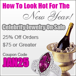 New Year jewelry banner design